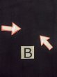 Photo14: O0118A Vintage Japanese kimono   Black MONTSUKI crests for women / Silk.    (Grade B) (14)