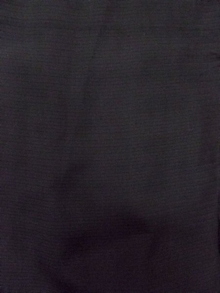 Photo5: O0118B Vintage Japanese kimono   Black MONTSUKI crests for women / Silk.    (Grade B) (5)