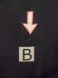 Photo14: O0118B Vintage Japanese kimono   Black MONTSUKI crests for women / Silk.    (Grade B) (14)