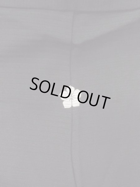 Photo3: O0118C Vintage Japanese kimono   Black MONTSUKI crests for women / Silk.    (Grade B) (3)