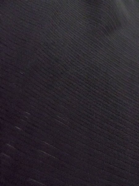 Photo8: O0118C Vintage Japanese kimono   Black MONTSUKI crests for women / Silk.    (Grade B) (8)