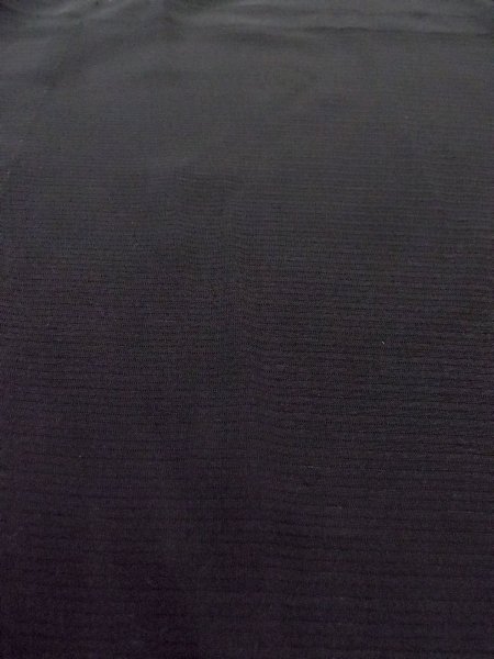 Photo9: O0118C Vintage Japanese kimono   Black MONTSUKI crests for women / Silk.    (Grade B) (9)