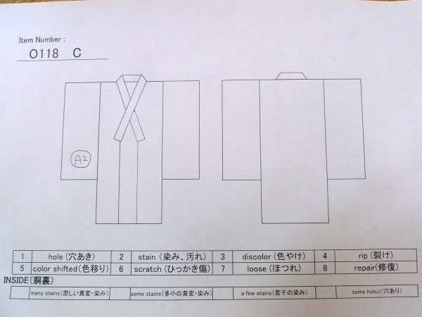 Photo12: O0118C Vintage Japanese kimono   Black MONTSUKI crests for women / Silk.    (Grade B) (12)