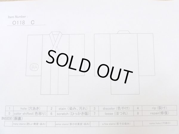 Photo12: O0118C Vintage Japanese kimono   Black MONTSUKI crests for women / Silk.    (Grade B) (12)