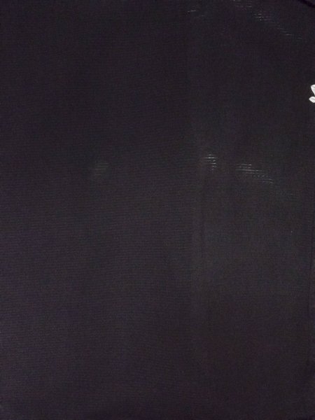 Photo4: O0118D Vintage Japanese kimono   Black MONTSUKI crests for women / Silk.    (Grade B) (4)