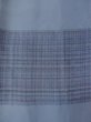 Photo5: O0124F Vintage Japanese kimono   Gray Men's Juban for men / Silk. Plaid Checks   (Grade B) (5)