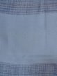 Photo6: O0124F Vintage Japanese kimono   Gray Men's Juban for men / Silk. Plaid Checks   (Grade B) (6)