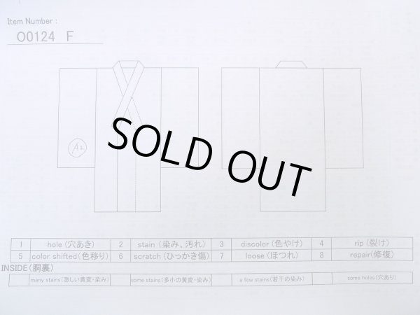 Photo13: O0124F Vintage Japanese kimono   Gray Men's Juban for men / Silk. Plaid Checks   (Grade B) (13)