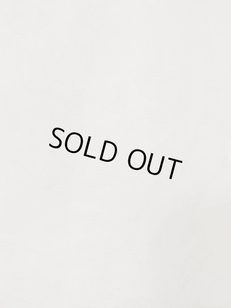 Photo5: O0124G Vintage Japanese kimono   Off White JUBAN undergarment for women / Linen. Leaf Pink pattern  (Grade C) (5)