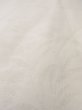 Photo8: O0124G Vintage Japanese kimono   Off White JUBAN undergarment for women / Linen. Leaf Pink pattern  (Grade C) (8)