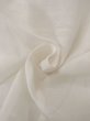 Photo12: O0124G Vintage Japanese kimono   Off White JUBAN undergarment for women / Linen. Leaf Pink pattern  (Grade C) (12)