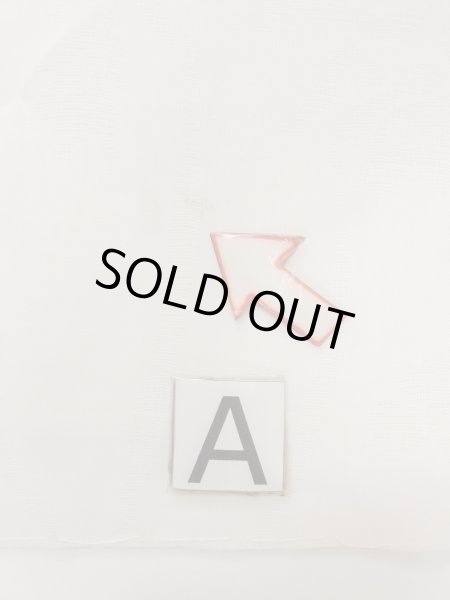 Photo14: O0124G Vintage Japanese kimono   Off White JUBAN undergarment for women / Linen. Leaf Pink pattern  (Grade C) (14)