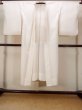 Photo1: O0124H Vintage Japanese kimono   Off White JUBAN undergarment for women / Silk. Stripes   (Grade B) (1)