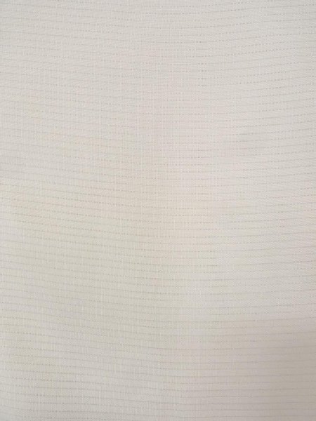 Photo5: O0124H Vintage Japanese kimono   Off White JUBAN undergarment for women / Silk. Stripes   (Grade B) (5)