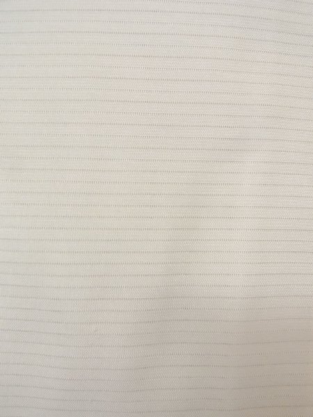 Photo6: O0124H Vintage Japanese kimono   Off White JUBAN undergarment for women / Silk. Stripes   (Grade B) (6)