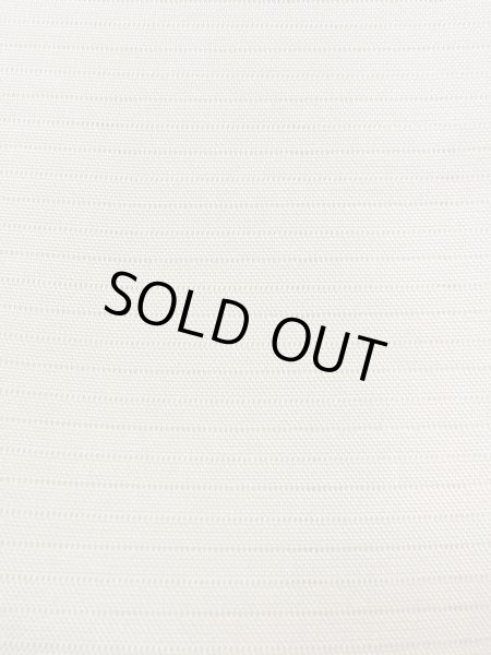 Photo7: O0124H Vintage Japanese kimono   Off White JUBAN undergarment for women / Silk. Stripes   (Grade B) (7)