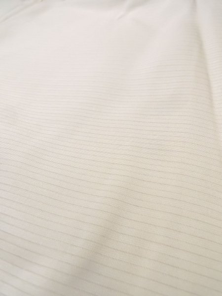 Photo8: O0124H Vintage Japanese kimono   Off White JUBAN undergarment for women / Silk. Stripes   (Grade B) (8)