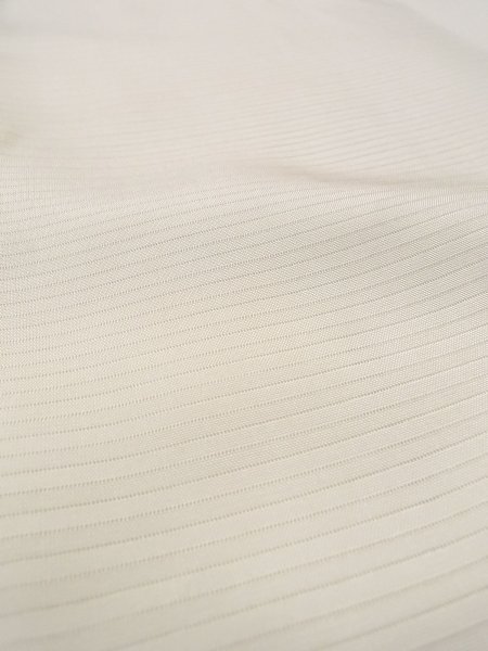 Photo10: O0124H Vintage Japanese kimono   Off White JUBAN undergarment for women / Silk. Stripes   (Grade B) (10)