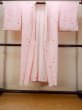 Photo1: Mint O0124K Vintage Japanese kimono  Pale Pink JUBAN undergarment for women / Silk. Dot,   (Grade A) (1)