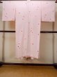 Photo2: Mint O0124K Vintage Japanese kimono  Pale Pink JUBAN undergarment for women / Silk. Dot,   (Grade A) (2)