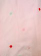 Photo3: Mint O0124K Vintage Japanese kimono  Pale Pink JUBAN undergarment for women / Silk. Dot,   (Grade A) (3)