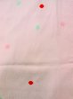 Photo4: Mint O0124K Vintage Japanese kimono  Pale Pink JUBAN undergarment for women / Silk. Dot,   (Grade A) (4)