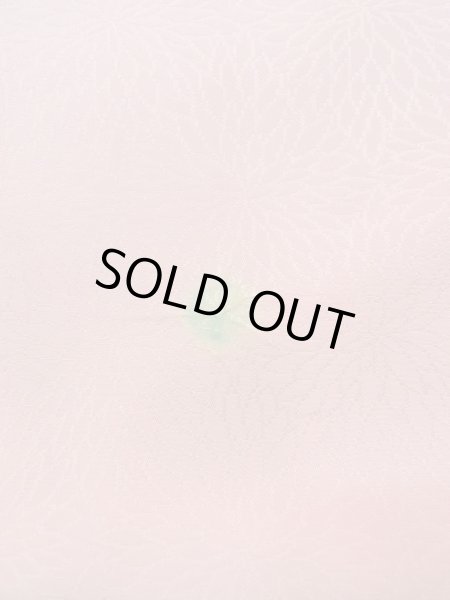 Photo7: Mint O0124K Vintage Japanese kimono  Pale Pink JUBAN undergarment for women / Silk. Dot,   (Grade A) (7)