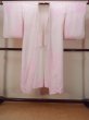 Photo1: O0124L Vintage Japanese kimono  Pale Pink JUBAN undergarment for women / Silk. Flower,   (Grade B) (1)