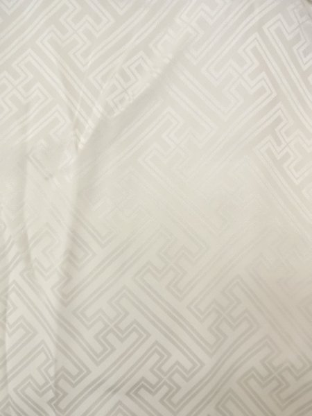 Photo3: Mint O0124M Vintage Japanese kimono   Off White JUBAN undergarment for women / Silk.    (Grade A) (3)