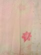 Photo3: O0124P Vintage Japanese kimono  Pale Pink JUBAN undergarment for women / Silk. Chrysanthemum,   (Grade C) (3)