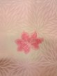 Photo7: O0124P Vintage Japanese kimono  Pale Pink JUBAN undergarment for women / Silk. Chrysanthemum,   (Grade C) (7)