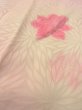 Photo8: O0124P Vintage Japanese kimono  Pale Pink JUBAN undergarment for women / Silk. Chrysanthemum,   (Grade C) (8)