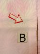 Photo15: O0124P Vintage Japanese kimono  Pale Pink JUBAN undergarment for women / Silk. Chrysanthemum,   (Grade C) (15)