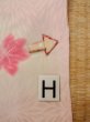 Photo21: O0124P Vintage Japanese kimono  Pale Pink JUBAN undergarment for women / Silk. Chrysanthemum,   (Grade C) (21)
