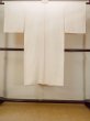 Photo2: O0124Q Vintage Japanese kimono   Ivory JUBAN undergarment for women / Silk.    (Grade B) (2)