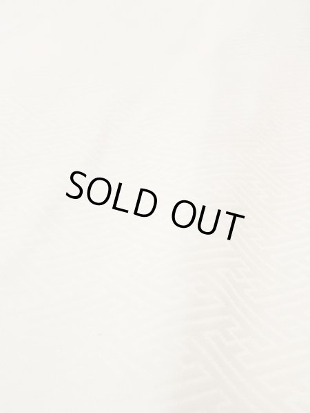 Photo8: O0124Q Vintage Japanese kimono   Ivory JUBAN undergarment for women / Silk.    (Grade B) (8)