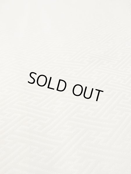 Photo10: O0124Q Vintage Japanese kimono   Ivory JUBAN undergarment for women / Silk.    (Grade B) (10)