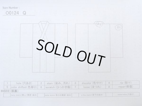 Photo13: O0124Q Vintage Japanese kimono   Ivory JUBAN undergarment for women / Silk.    (Grade B) (13)