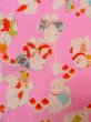 Photo6: O0124R Vintage Japanese kimono  Light Pink JUBAN undergarment for women / Silk. People   (Grade C) (6)