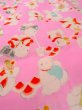 Photo10: O0124R Vintage Japanese kimono  Light Pink JUBAN undergarment for women / Silk. People   (Grade C) (10)