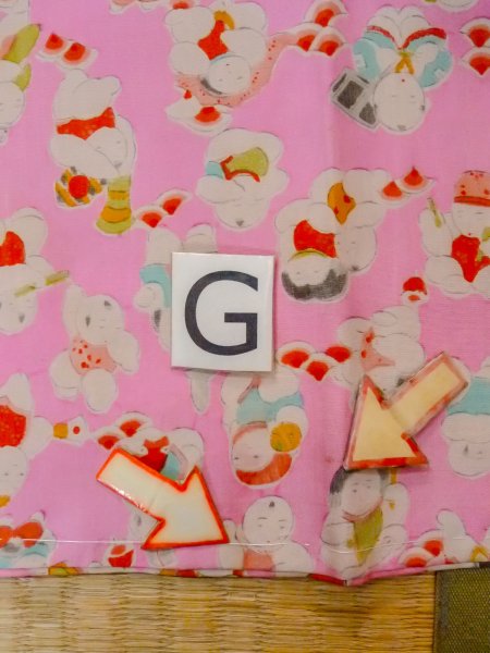 Photo20: O0124R Vintage Japanese kimono  Light Pink JUBAN undergarment for women / Silk. People   (Grade C) (20)