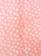 Photo6: O0124S Vintage Japanese kimono  Pale Coral JUBAN undergarment for women / Silk.  Bell pattern  (Grade B) (6)