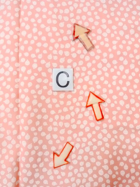 Photo16: O0124S Vintage Japanese kimono  Pale Coral JUBAN undergarment for women / Silk.  Bell pattern  (Grade B) (16)