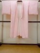 Photo1: O0124T Vintage Japanese kimono  Pale Pink JUBAN undergarment for women / Silk. Dot,   (Grade B) (1)