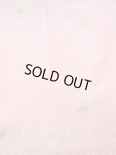 Photo3: O0124T Vintage Japanese kimono  Pale Pink JUBAN undergarment for women / Silk. Dot,   (Grade B) (3)