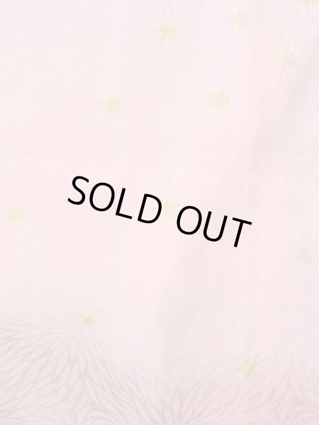 Photo4: O0124T Vintage Japanese kimono  Pale Pink JUBAN undergarment for women / Silk. Dot,   (Grade B) (4)