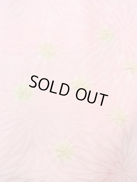 Photo5: O0124T Vintage Japanese kimono  Pale Pink JUBAN undergarment for women / Silk. Dot,   (Grade B) (5)