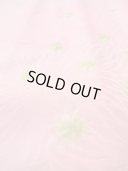 Photo9: O0124T Vintage Japanese kimono  Pale Pink JUBAN undergarment for women / Silk. Dot,   (Grade B) (9)