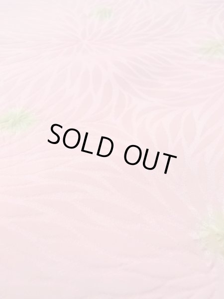 Photo10: O0124T Vintage Japanese kimono  Pale Pink JUBAN undergarment for women / Silk. Dot,   (Grade B) (10)