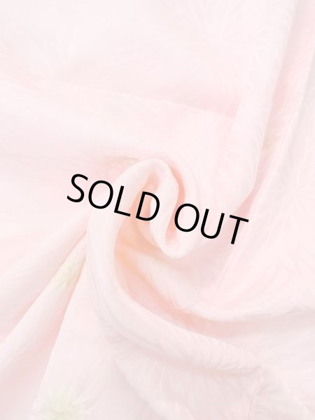 Photo11: O0124T Vintage Japanese kimono  Pale Pink JUBAN undergarment for women / Silk. Dot,   (Grade B) (11)